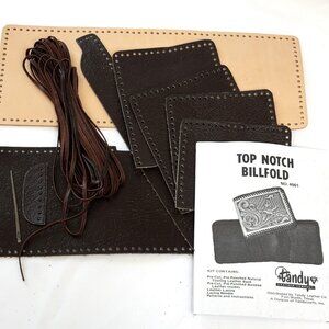 Tandy Leather Top Notch Billfold Kit NWOT